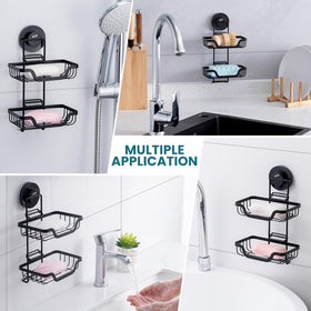 TAILI rustproof metal construction resists water exposure in showers or sinks