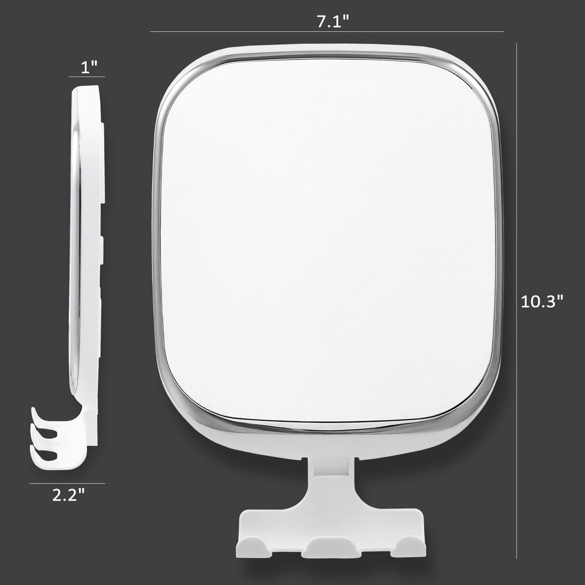 TAILI shatterproof acrylic mirror resists impact in busy bathrooms.