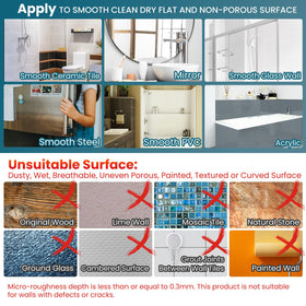 TAILI rustproof shelves resist moisture in showers