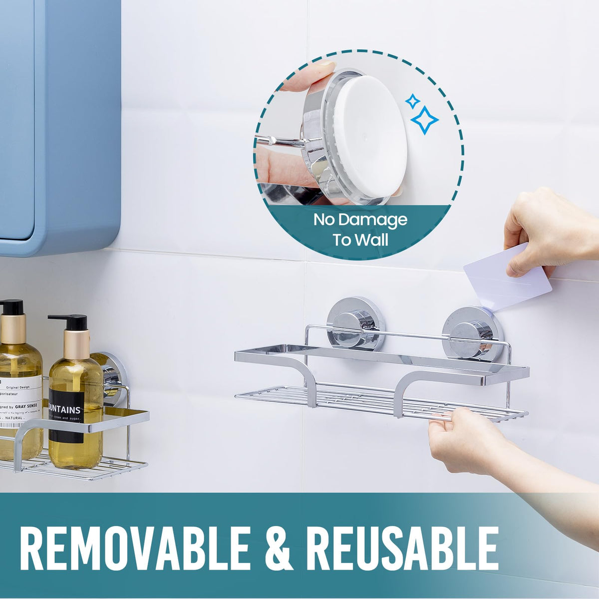 TAILI installation on smooth surfaces requires no tools for a quick setup.
