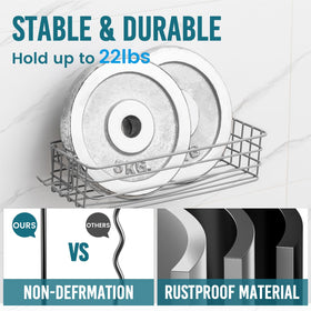 TAILI hollow-out design shelf promotes airflow and quick-drying items