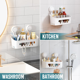 TAILI Shower Caddy removable shelves easy to clean.