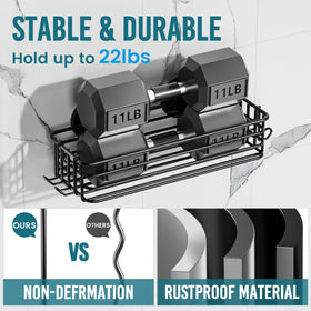 TAILI rustproof stainless steel basket resists water stains in showers