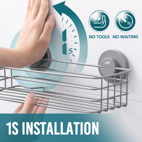 TAILI rustproof stainless steel shower organizer for durable bathroom use