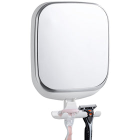 TAILI shower mirror front view with anti-fog clarity for a smooth shave.
