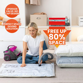 TAILI space-saving bags with zipper slider for organized seasonal clothes