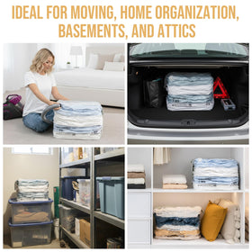 TAILI space-saving solution helps organize bedding and clothes efficiently.