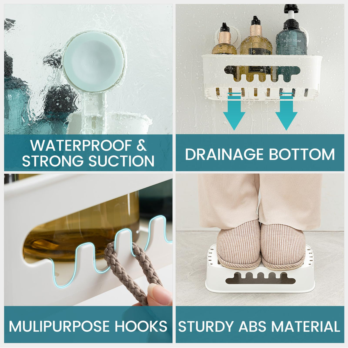 TAILI suction cups provide up to 22 pounds per cup for sturdy holding