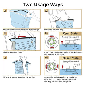 TAILI included adapter speeds vacuum sealing for fast results.
