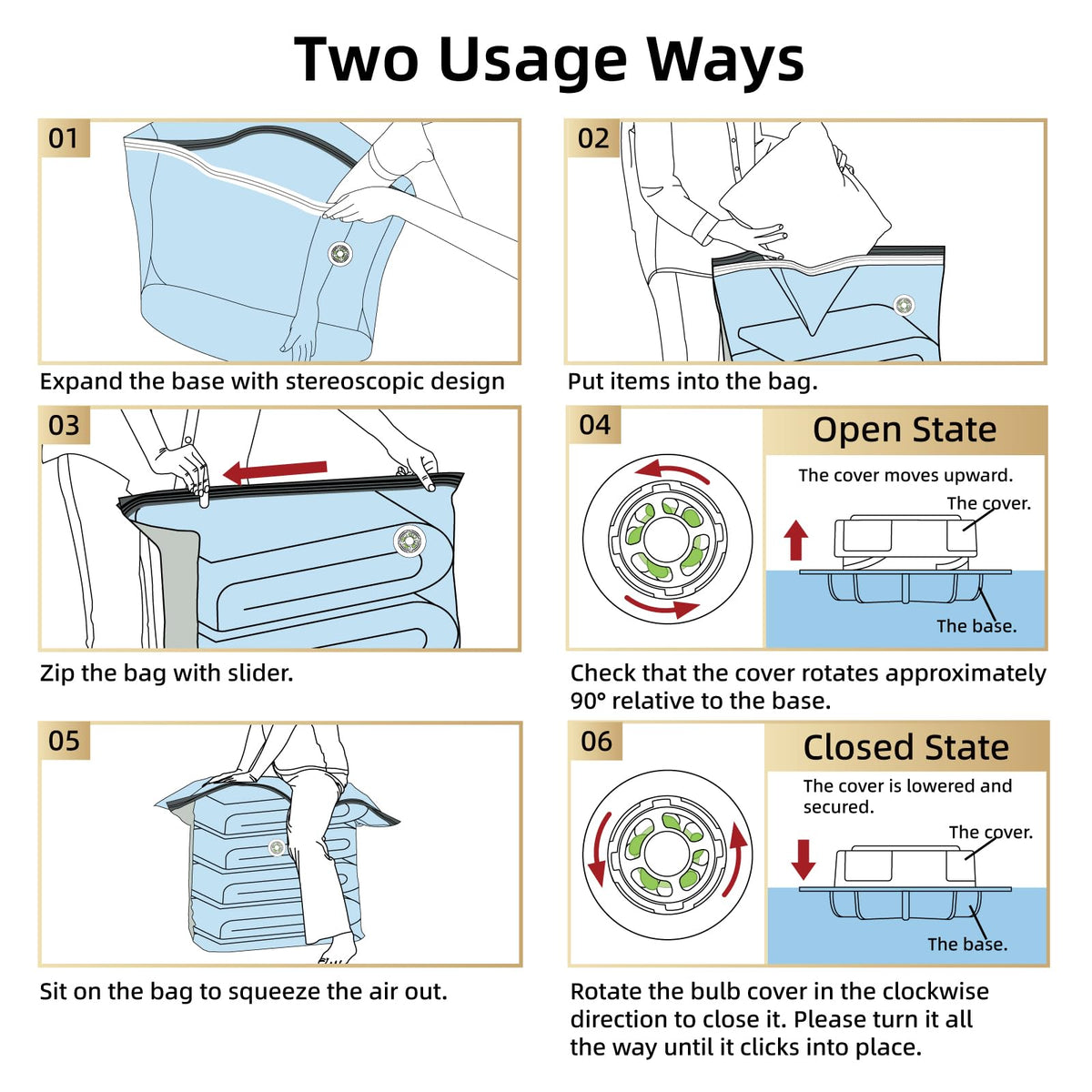 TAILI cube pouch stored in a closet, showcasing space-saving potential