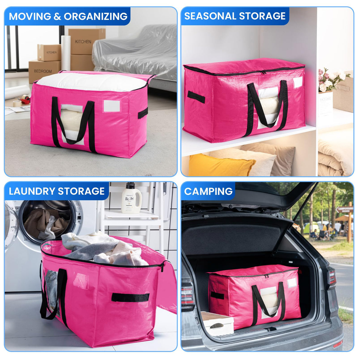 TAILI visible window and label slot help organize seasonal items