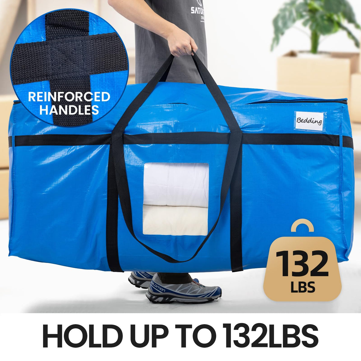 TAILI XXL bag with visible window for quick item identification