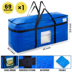TAILI XXL bag in zippered open state for easy loading of bulky items