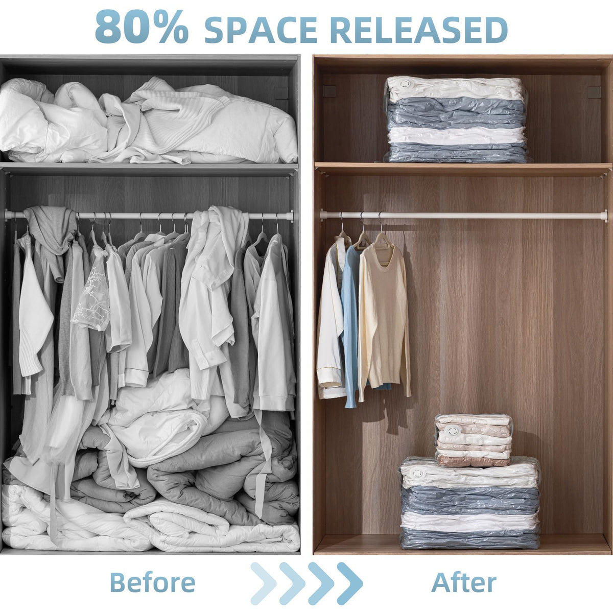 TAILINK reusable PA+PE material keeps clothes protected from moisture.