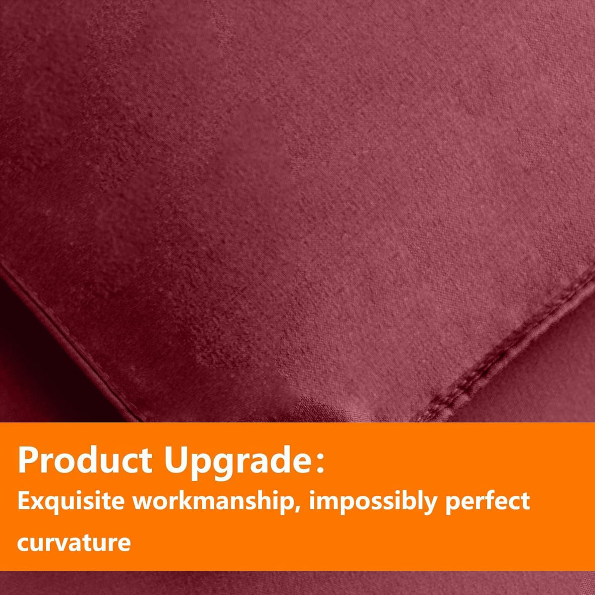 TAIMIT Burgandy pillowcases offer silky surface and easy care.