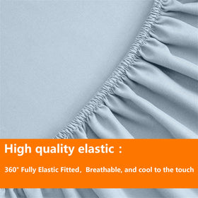 TAIMIT light blue twin pillow sham adds cohesive bedroom style