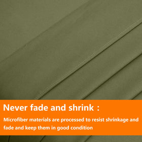 Reversible design of TAIMIT olive green twin size comforter set