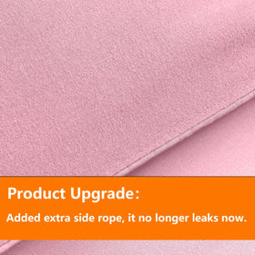 TAIMIT pink twin fitted sheet; snug fit with deep pocket for secure bedding.