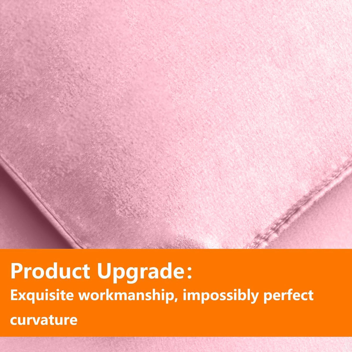 TAIMIT pink twin pillow sham; decorative cover adds style to the bed.