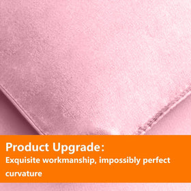 TAIMIT pink twin pillow sham; decorative cover adds style to the bed.