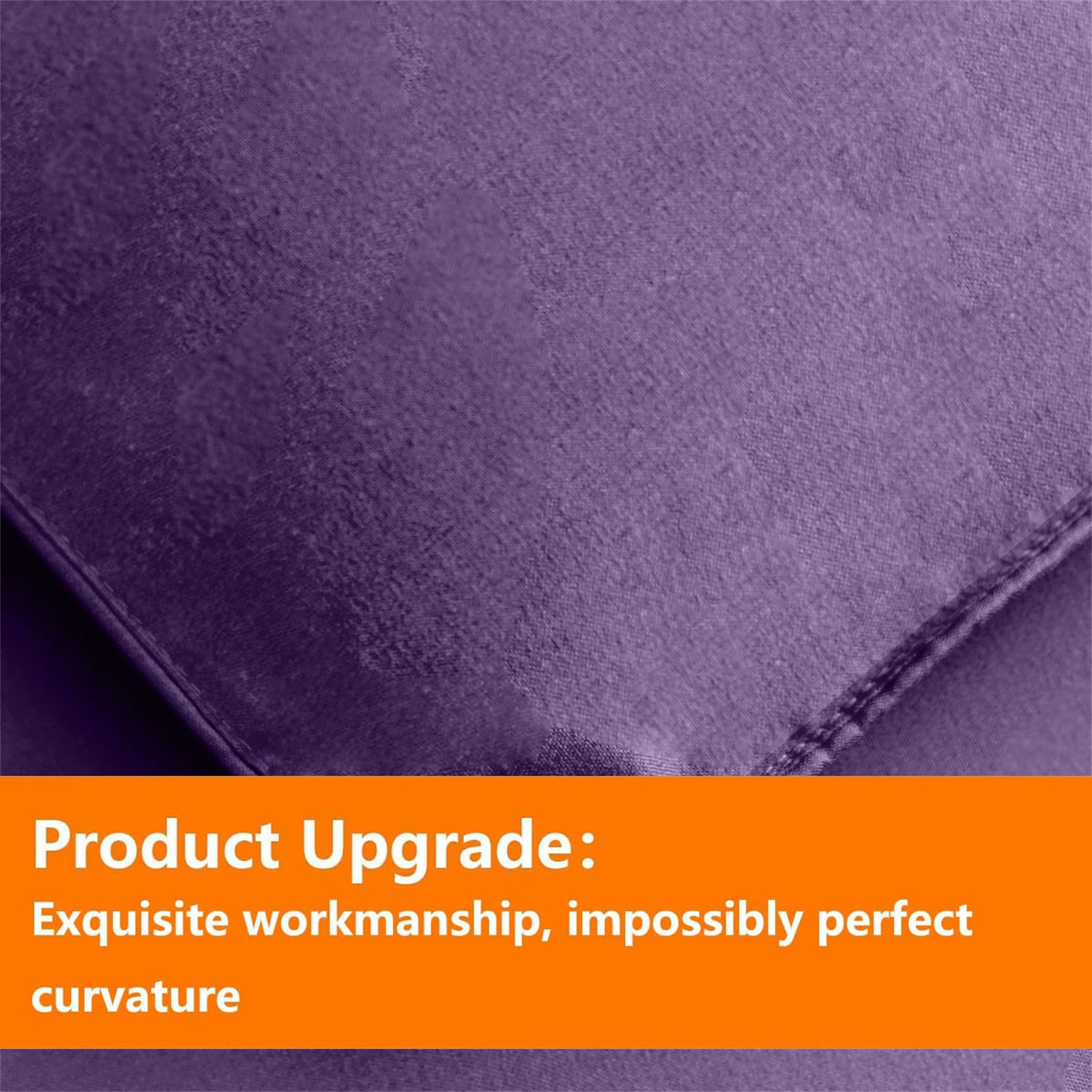 Pillow sham from TAIMIT purple twin set complements the bedding theme.