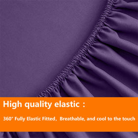 Pillowcase from TAIMIT purple twin set ready for daily use.