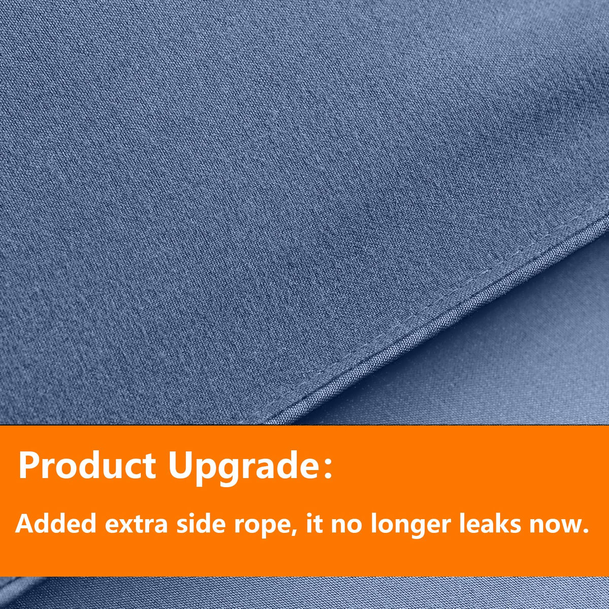 TAIMIT slate blue flat sheet delivers soft, breathable comfort.