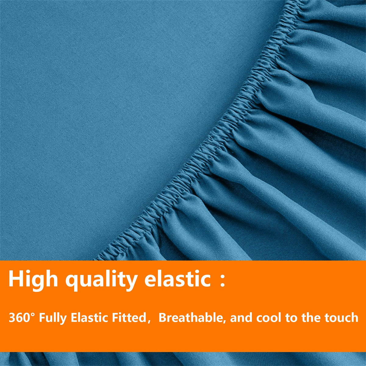 TAIMIT teal reversible comforter: two looks with versatile warmth