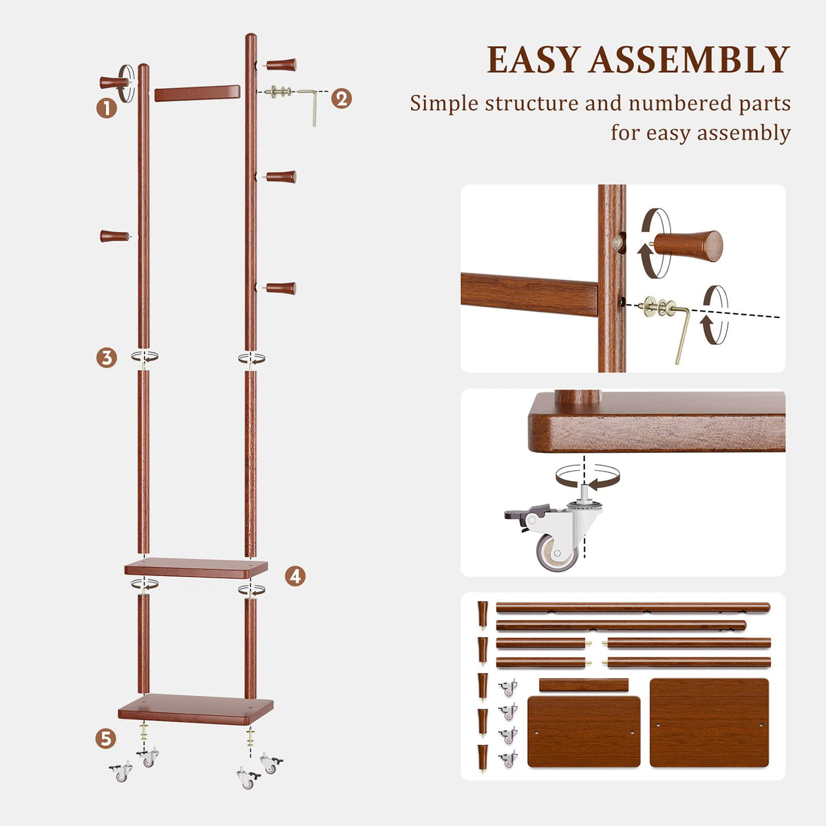 Taitiy versatile placement for entryways, bedrooms, or living rooms