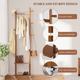 Taitiy rubberwood construction adds warm natural character