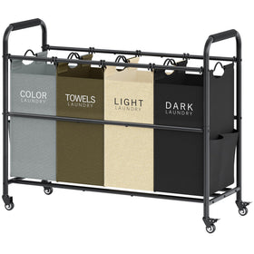 Tajsoon 4-bag sorter frame with rugged steel for durability