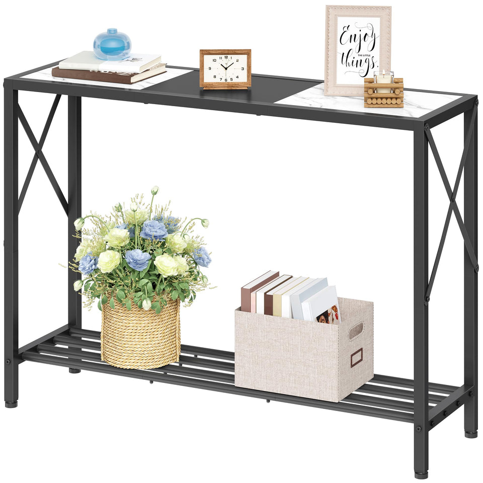 Tajsoon console table with 418w surface for convenient daily use