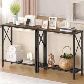 Tajsoon console table floor protection pads prevent scratches.