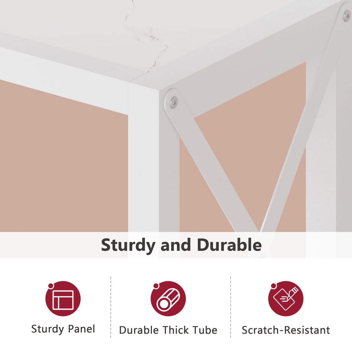 Tajsoon X-frame stability supports daily use in living spaces