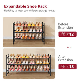 Non-slip Tajsoon feet stabilize the rack on smooth floors.