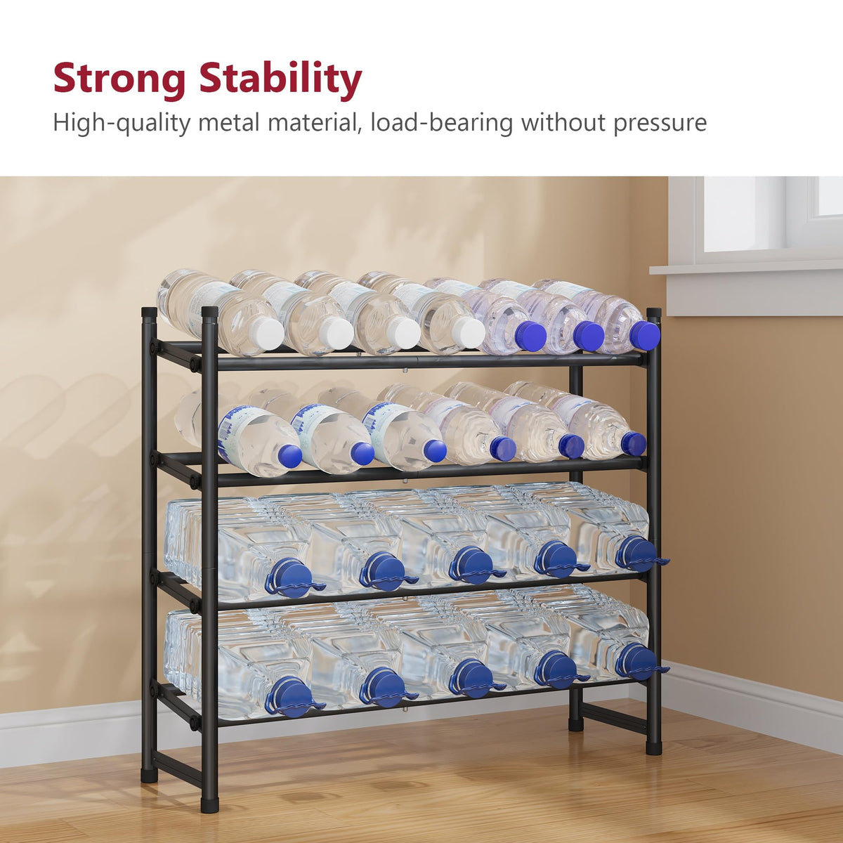 Tajsoon stackable design showcasing multiple units expanding closet space.