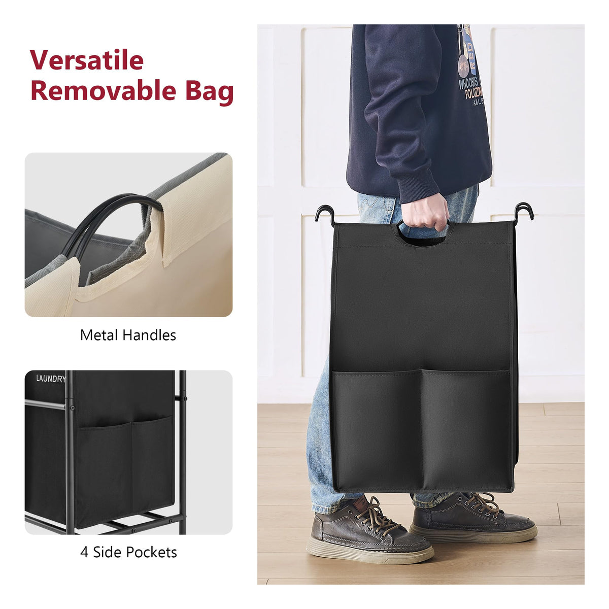 Tajsoon lockable wheels enable smooth mobility and stability