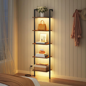 Tajsoon multi-functional ladder shelf ideal for living rooms, bedrooms, and offices