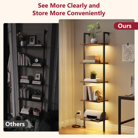 Tajsoon sturdy metal frame and chipboard panels support books and decor