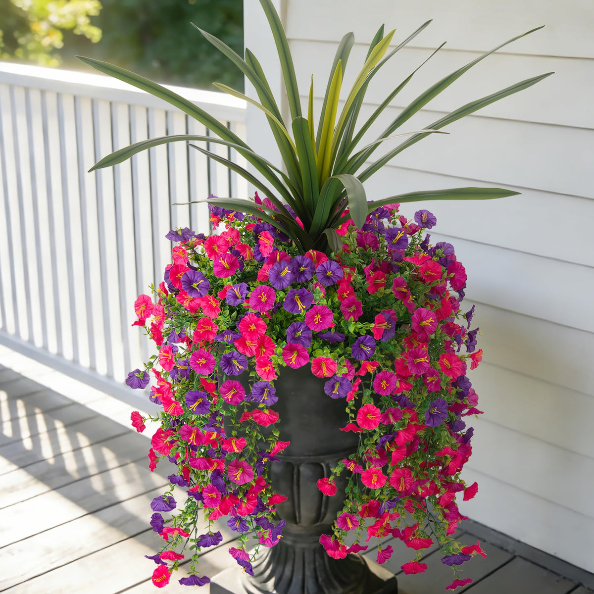 TakeArt morning glory bundles for outdoor decor with realistic color and easy arrangement.