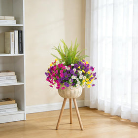 TakeArt outdoor planter display shows year-round charm without watering.