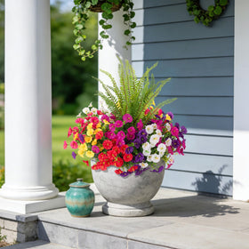 TakeArt versatile arrangement fits planters, window boxes, baskets, and hanging decor.