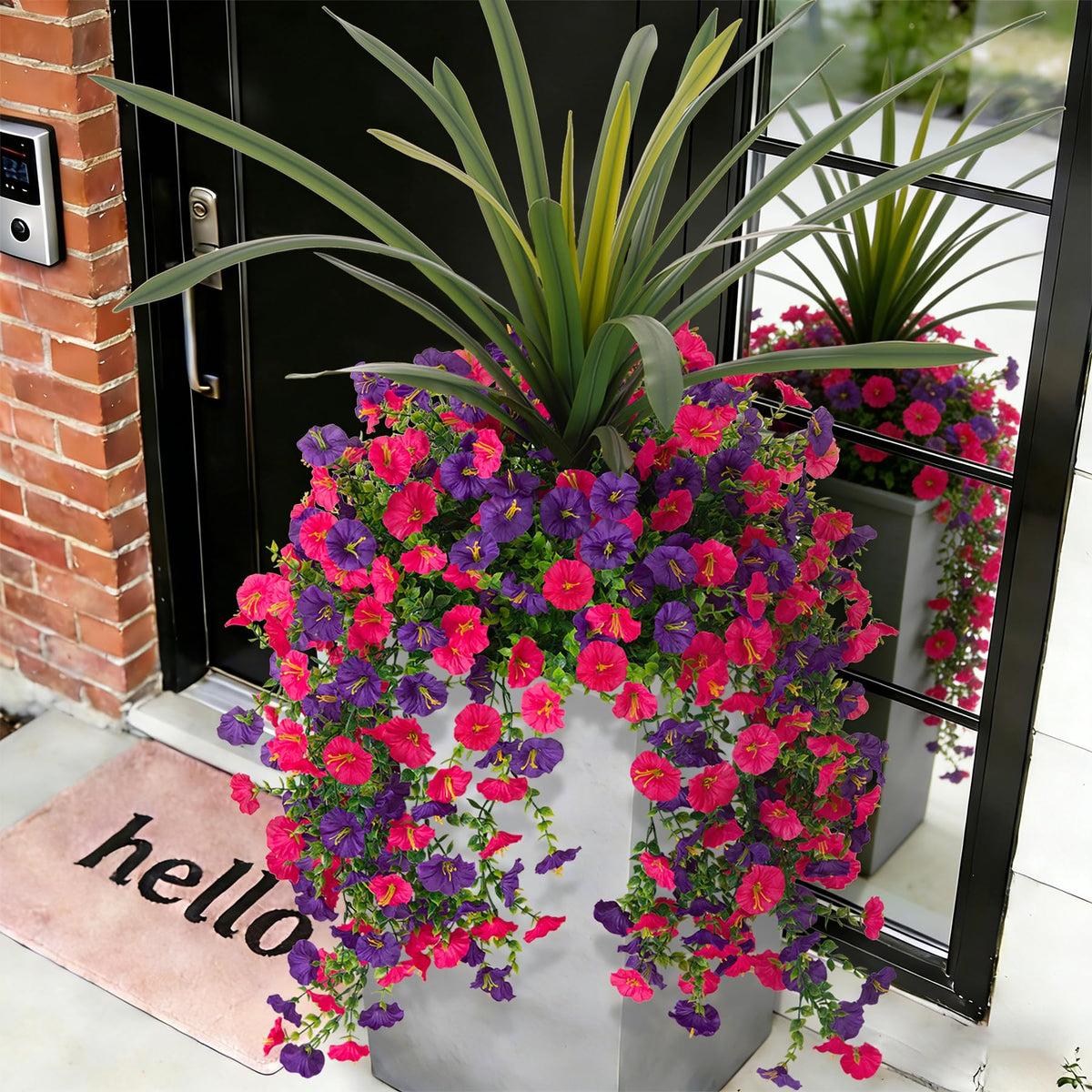 TakeArt morning glory bundles 25.6 inch offer vivid, long-lasting outdoor décor.