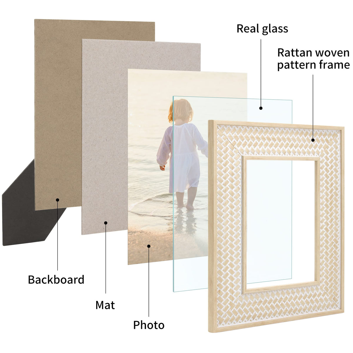 Takfot frame suits living rooms, bedrooms, offices, and gallery walls.