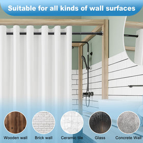TALITARE rod ideal for bathroom shower curtain setups.