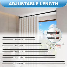 TALITARE tension rod easy install with step-by-step guidance.