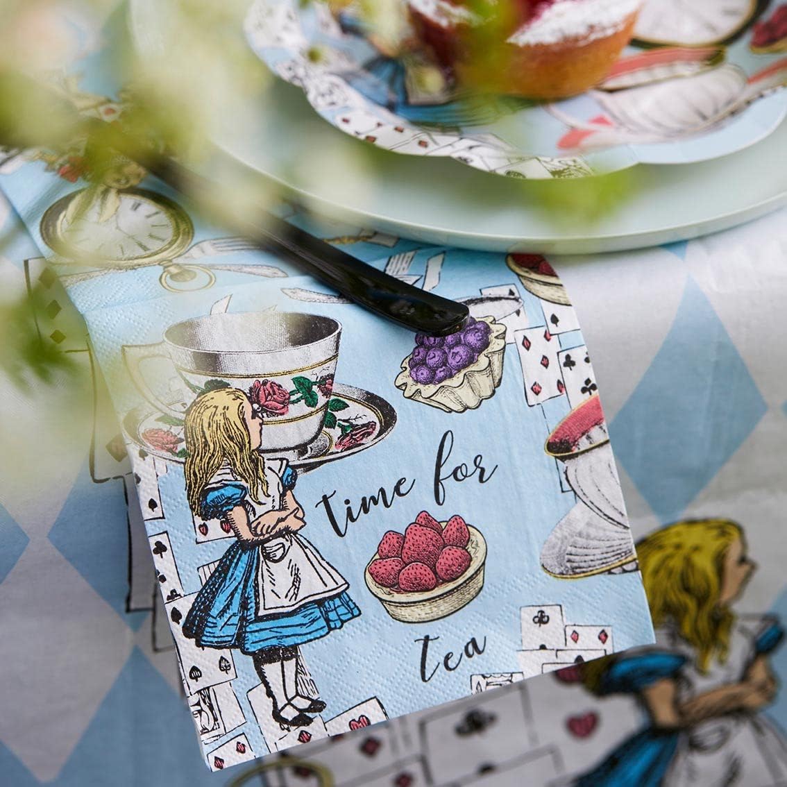 Talking Tables Alice in Wonderland party setup inspires memorable celebrations
