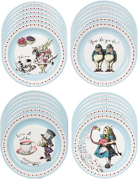 Talking Tables Alice in Wonderland table cover protecting surfaces in playful design