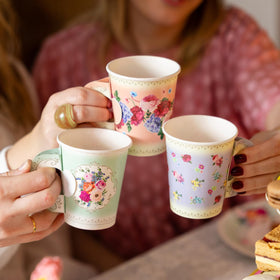 Talking Tables tea party tableware designed for hassle-free entertaining.