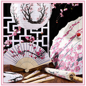Tallew cherry blossom lantern 30 cm with elegant pink design for venue ambiance.